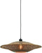 GOOD&MOJO Hanglamp Bali - Bamboe/Zwart - Ø60cm - Scandinavisch,Bohemian - Hanglampen Eetkamer, Slaapkamer, Woonkamer