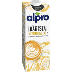 Alpro Barista Plantaardige Havermelk - Perfect voor Koffie - Lactosevrij - 8 x 1L