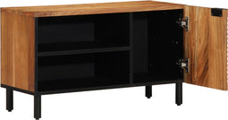 vidaXL - TV-meubel - 80x31,5x46 - cm - Massief - Acaciahout