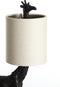Light & Living Tafellamp Giraffe - 68cm - Zwart/Crème
