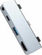 Hyper HyperDrive - 4-in-1 USB-C Hub - HDMI USB-C USB 3.1 audio jack - Grijs