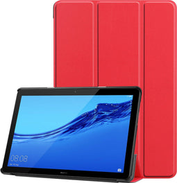 iMoshion Huawei MediaPad T5 - Trifold Bookcase - Auto-wake functie - Rood