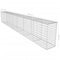vidaXL - Schanskorfmuur - met - deksel - 600x50x100 - cm - gegalvaniseerd - staal