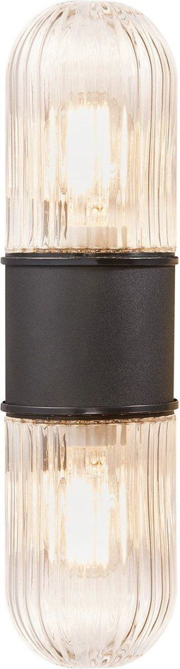 Nordlux Konyo - Wandlamp - 2xE27 IP54 - Zwart
