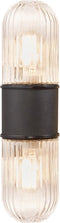 Nordlux Konyo - Wandlamp - 2xE27 IP54 - Zwart
