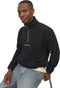 JACK&JONES JORVESTERBRO - Fleece Quarter Zip - Lange mouwen - Zwart