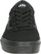 Vans Ward Canvas Heren Sneakers - Black/Black - Maat 42