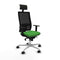 Bureaustoel met hoofdsteun Piqueras y Crespo 1D086N1 Groen
