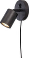 GOOD&MOJO Wandlamp Java - Bamboe Zwart - Ø12cm - Binnen Modern