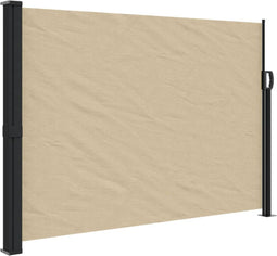 vidaXL - Windscherm - uittrekbaar - 140x500 - cm - beige