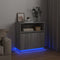 vidaXL - Dressoir - met - LED - Verlichting - Grijs - Sonoma - 71x34,5x75 - cm