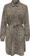 ONLY ONLNOVA LUX L/S SHIRT DRESS AOP WVN - Blousejurk met knoopsluiting - Maat L