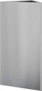 vidaXL - Plantenbak - driehoek - 40x40x75 - cm - gegalvaniseerd - staal