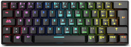Krom Kluster Qwerty ES - Mechanisch Toetsenbord - Draad/Draadloos (Bluetooth 5.0) - 62 Toetsen