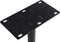 HSM Collection-Vierkante Eettafel Zurich-75x75x44-Zwart-Acacia/Metaal
