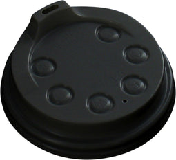 Bekerdeksel Depa 80mm met drinkgat zwart