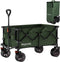 LifeGoods Bolderkar XL - Opvouwbaar - 100KG - 200L - All-Terrain wielen - Groen