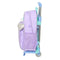 Schoolrugzak met Wielen Frozen Spirit Lila 28 x 34 x 10 cm