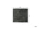 EVREN - Shaggy vloerkleed - Donkergrijs - 200 x 200 cm - Polyester