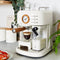 Swan One Touch Espressomachine – Gemalen Koffie & Koffiepads – Wit