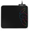 Krom - Knout RGB - Gaming Muismat met LED Verlichting - Zwart