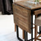Riviera Maison Bartafel Inklapbaar - Shelter Island Folding Bar Table - Zwart