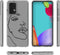 iMoshion Hoesje Geschikt voor Samsung Galaxy A52 (4G) / A52s / A52 (5G) Hoesje Siliconen - iMoshion Design hoesje - Transparant / Zwart / Line Art Woman Black