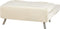 FARRIS - Slaapbank 1-zits - Crème - Fluweel