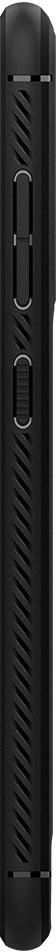 Spigen Galaxy S21 FE - Back Case Rugged Armor - Schokabsorberend - Zwart