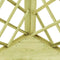 vidaXL - Hoekpergola - met - zitting - 130x130x197 - cm - geïmpregneerd - grenenhout