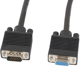 Lanberg CA-VGAC-10CC-0018-B+ - VGA-kabel D-Sub - 1,8 m - Zwart
