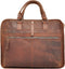 Berba Laptoptas Barbarossa Leer - bruin