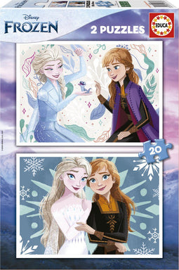 EDUCA - puzzel - 2 x 20 stuks - FROZEN