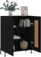 vidaXL - Dressoir - 69,5x34x90 - cm - bewerkt - hout - zwart