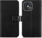 iMoshion Hoesje Geschikt voor iPhone 13 Pro Hoesje Met Pasjeshouder - iMoshion Luxe Canvas Bookcase - Zwart