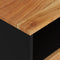 vidaXL - Nachtkastje - 50x33x62 - cm - massief - acaciahout - en - bewerkt - hout