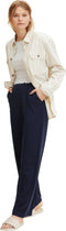 TOM TAILOR straight interlock pants - Dames Broek - Maat L - Met elastische tailleband