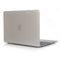 Lunso Geschikt voor MacBook 12 inch cover hoes - case - glanzend transparant