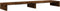vidaXL - Monitorstandaard - 100x27x10 - cm - bewerkt - hout - gerookt - eikenkleurig