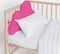 Wiegbeschermer HappyFriday Basic Kids Cloud Fuchsia 60 x 40 cm
