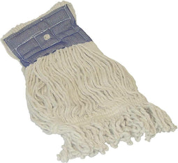 Dweilmop 350 gram gelust met band en schuurvlies