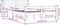 vidaXL - Bedframe - massief - hout - honingbruin - 135x190 - cm