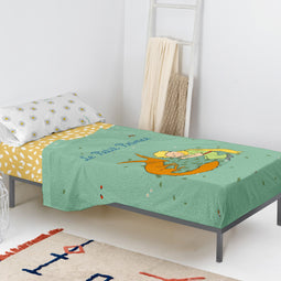 Happy Friday Sheet set 2 pieces Le printemps 160x270 cm (Single) Multicolor