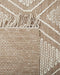 KACEM - Laagpolig vloerkleed - Beige - 80 x 150 cm - Katoen