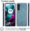 iMoshion Hoesje Geschikt voor Motorola Moto G200 Hoesje Siliconen - iMoshion Design hoesje - Blauw / Blue Graphic