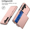 iMoshion Hoesje Geschikt voor Samsung Galaxy S24 Hoesje - Ruimte voor 2 pasjes - iMoshion Backcover met pasjeshouder - Rosé Goud