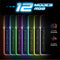 Spirit of Gamer Grand Darkskull XXXL - Gaming Muismat - RGB Verlichting 12 Modi - 900x400 mm Zwart