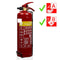 Smartwares SB2NL - Brandblusser Schuim 2L - Geschikt voor brandklasse A en B - Rood