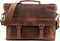 Pride and Soul laptop aktetas - CLOUD - leer - bruin - JU-47139