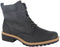 Ecco Elaina - Dames veterboot - Hoogwaardig nubuckleer - Zwart - Maat 38